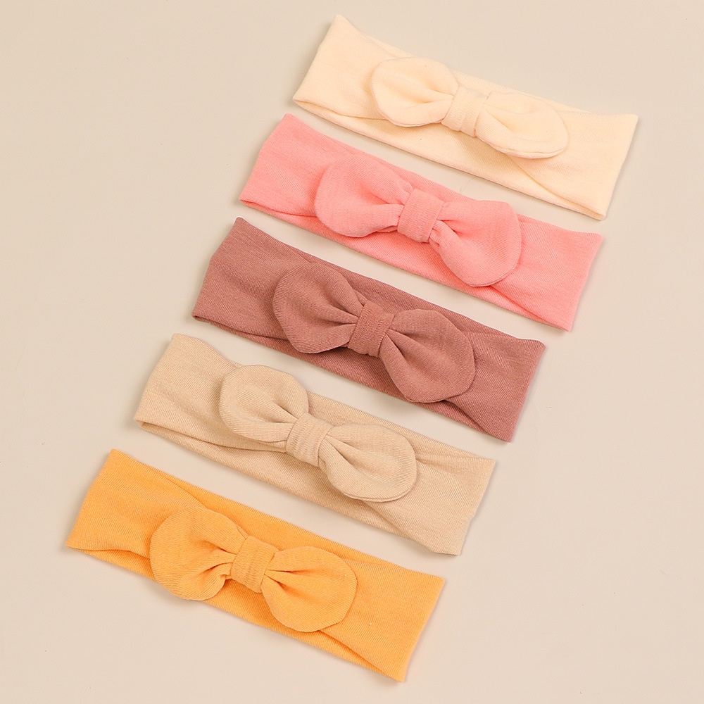 BANDANA KAIN BAYI POLOS SOFT LEMBUT BANDO BENDO COTTON KATUN ANAK BALITA  WARNA WARNI COLORFUL PASTEL CERAH CUTE COTTON HEADBAND HAIRBAND AKSESORIS RAMBUT BABY TODDLER GIRL RIBBON PITA BOWKNOT BOW KNOT CROSS KNOTTED KOREA KOREAN STYLE