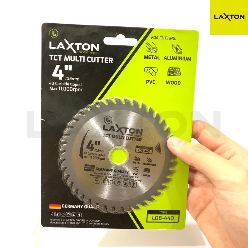 LAXTON multi cutter L08-440 mata potong besi gergaji 4&quot;x40T gerinda MURAH LARIS