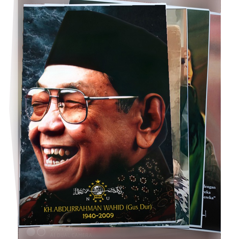 poster gus dur lusteruv awet anti gores