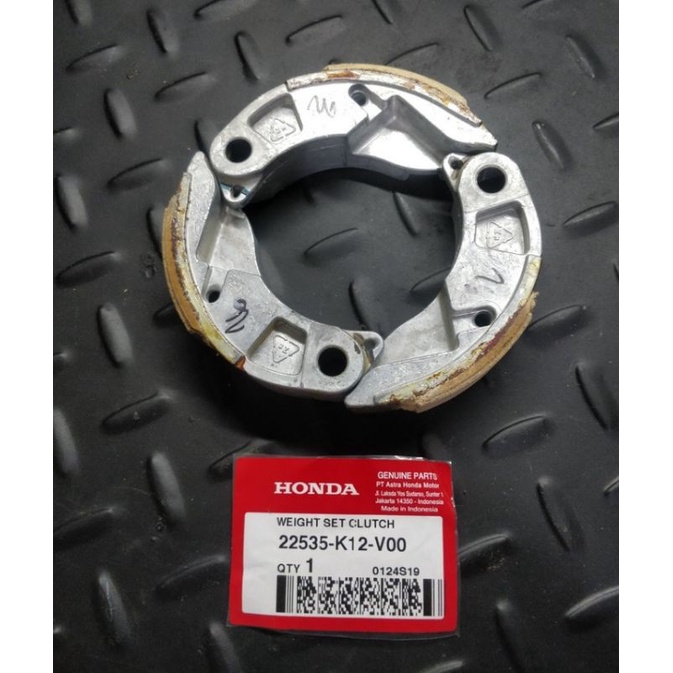 22535-K12-V00 HGP AHM 100% ORIGINAL KAMPAS GANDA WEIGHT SET CLUTCH HONDA PCX 150 K97 VARIO 150  2253