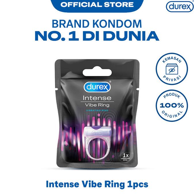 durex intense vibration ring - cincin getar alat bantu pria & wanita