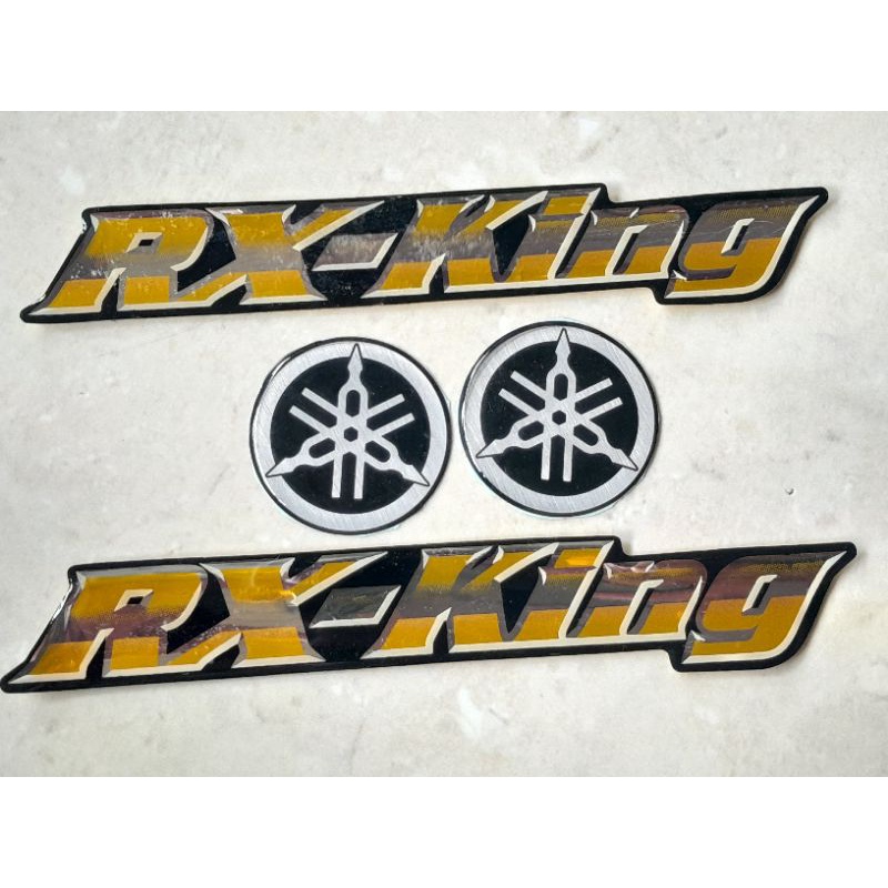 EMBLEM LOGO RX KING YAMAHA GARPUTALA TANGKI MOTOR RX KING