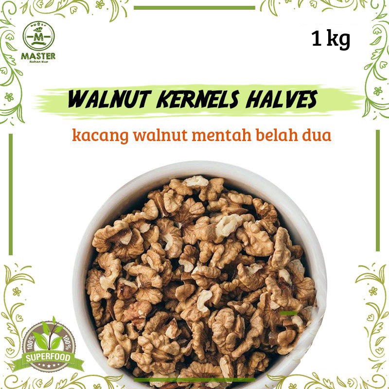 

Kacang Walnut Mentah Belah Dua USA [1 kg]