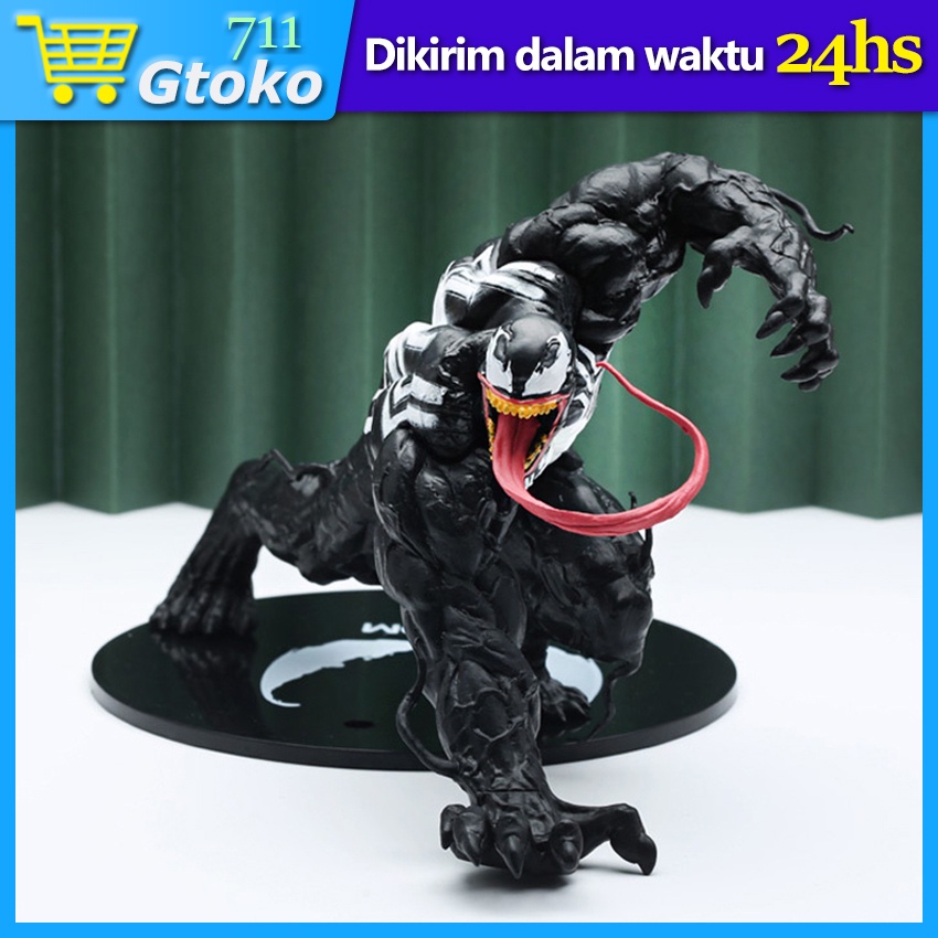 Venom Action Figure Marvel Avengers Spiderman PVC Mainan Anak