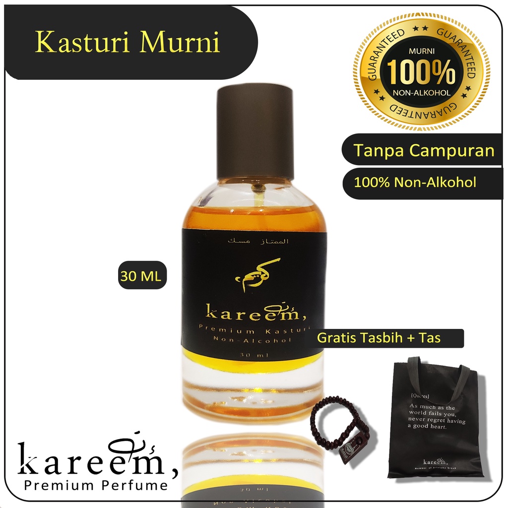 Kareem Minyak Kasturi Murni | Parfum Kasturi Kijang Non-Alkohol