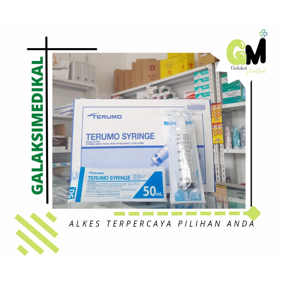 Terumo Syringe 50ml/ Spuit 50ml Terumo/ Spet 50ml