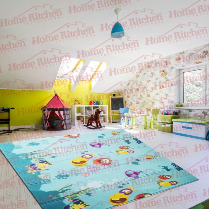 Ply Playmatt Matrass Lipat Shimano 2 Sisi 180X200 Matras Anak Matras Bayi