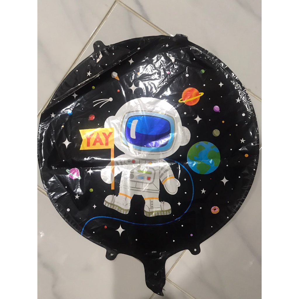 BALON FOIL KARAKTER ASTRONOT BENTUK BULAT