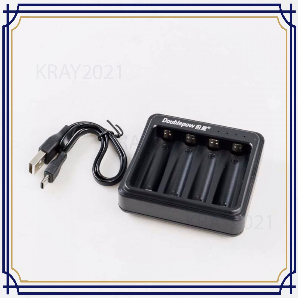 Charger Baterai 4 slot AA/AAA - UK-574