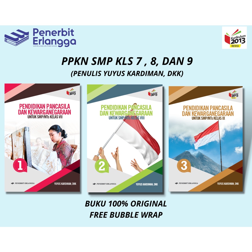 [Erlangga Official] Ppkn Smp Kelas 7,8,9 (Yuyus Kardiman)