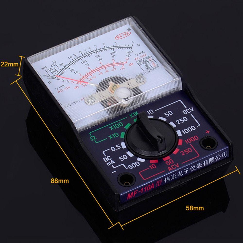 Solighter Analog Multimeter MF-110A OHM Tester Multitester Voltmeter