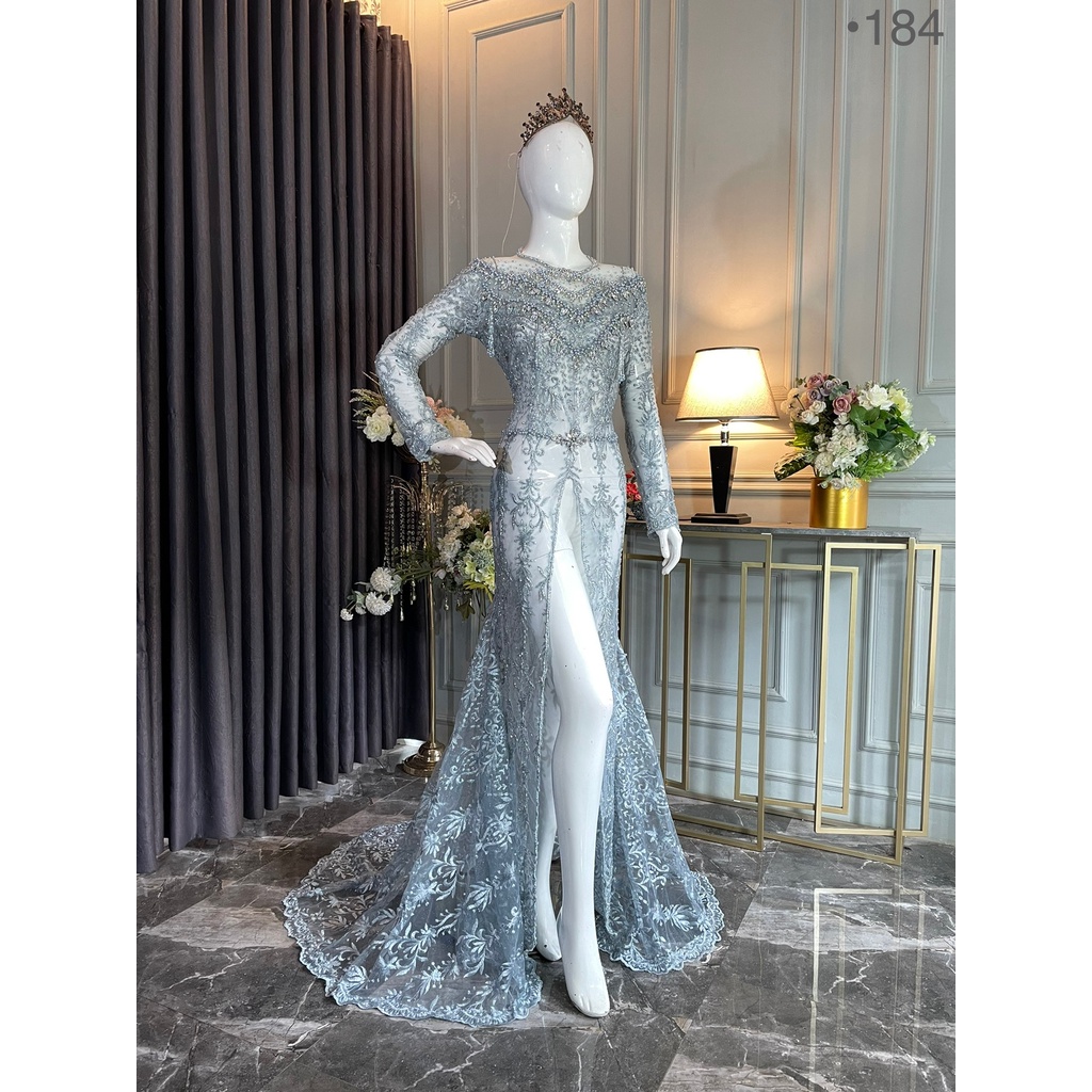 KEBAYA PENGANTIN BLUE ICE