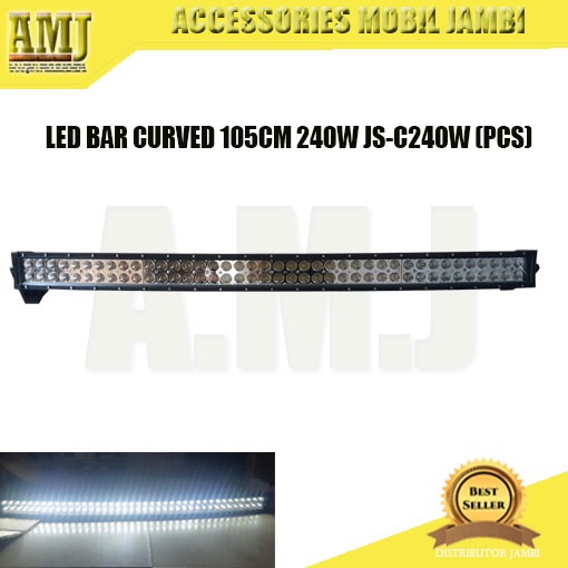 LED LIGHT BAR CURVED 105CM 240W