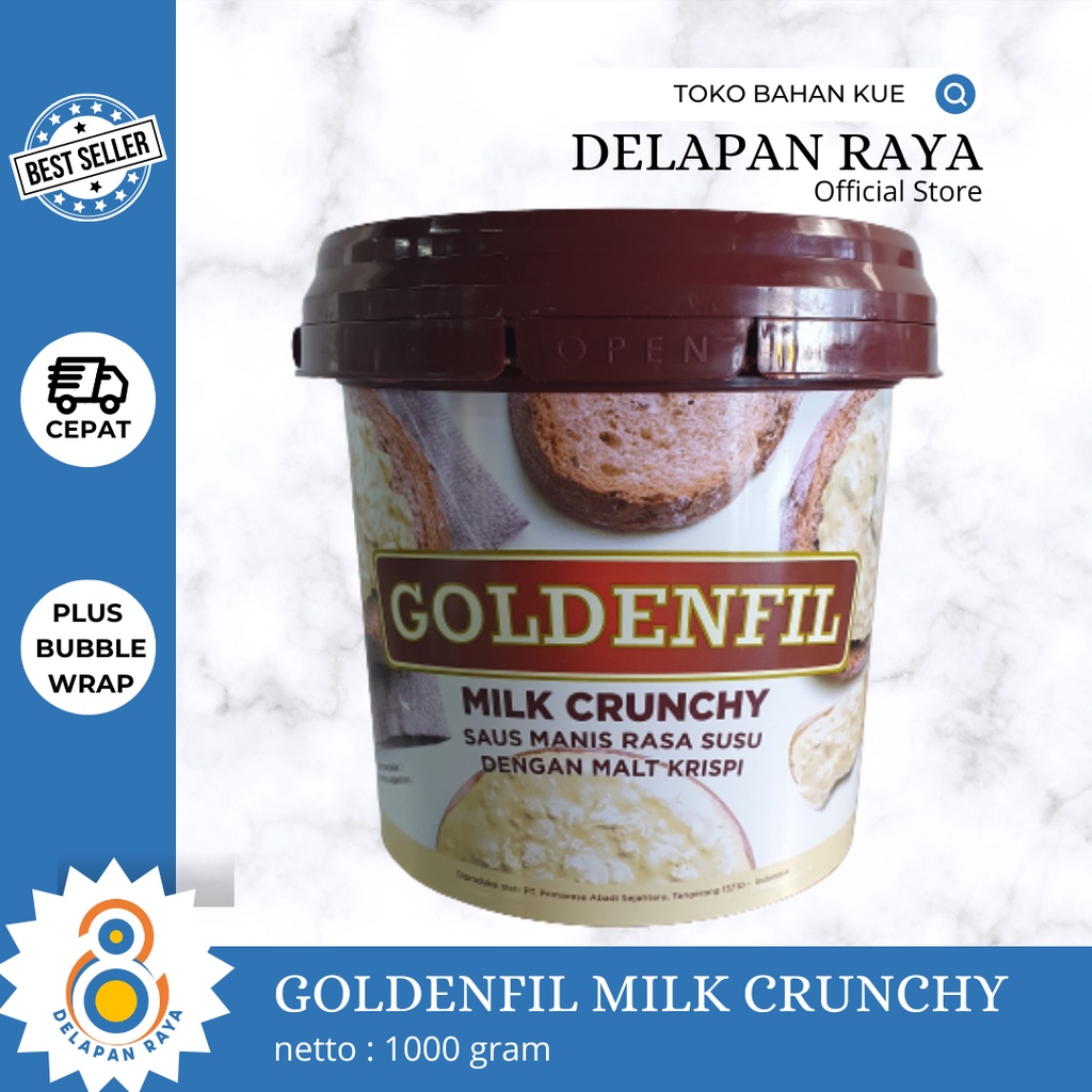 

GOLDENFIL SELAI MILK CRUNCHY 1KG - 8Raya