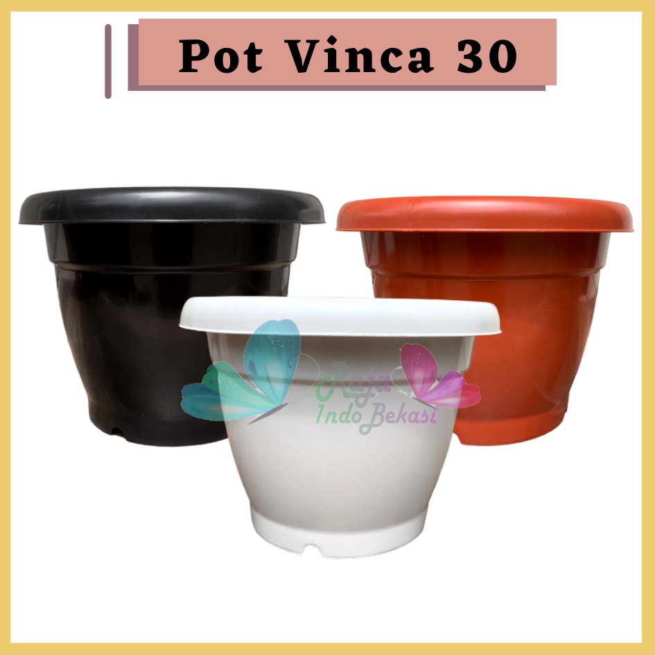 Pot Gentong VINCA 30 PUTIH HITAM COKLAT Pot Plastik Bunga Jumbo Besar Tebal Murah Tanaman Bkn Pot Tawon 30 Pot Tulip 45 20 30 Galaxy 25 40-Pot Bunga Putih 30 Strawberry | Pot Tanaman Plastik Besar