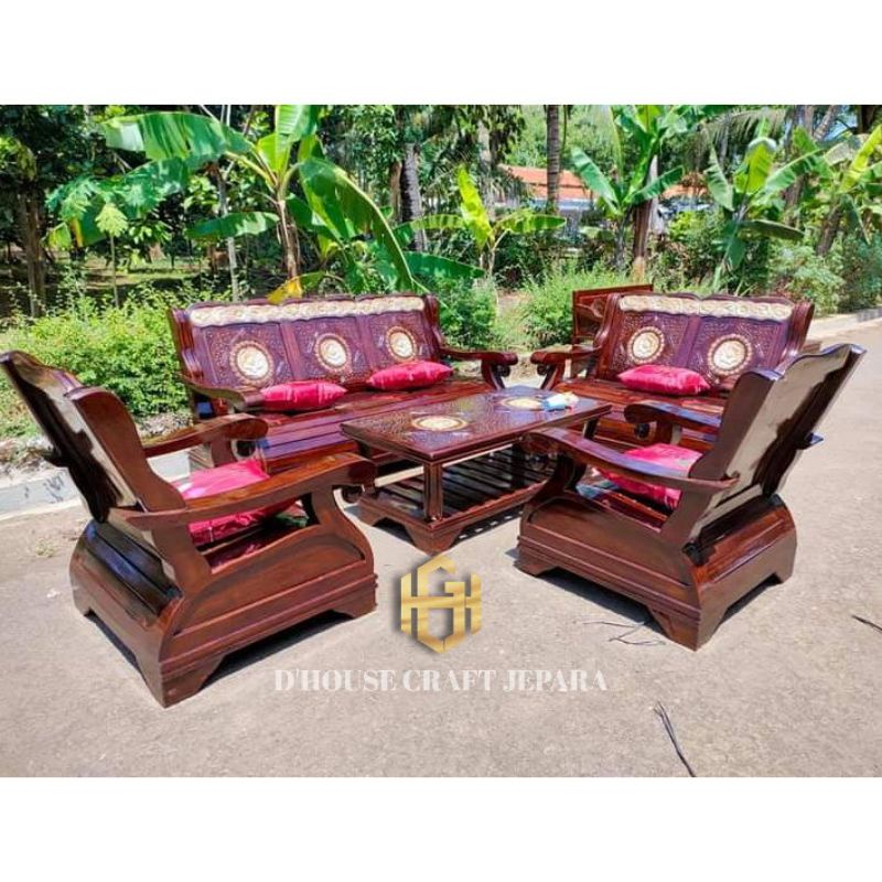 Kursi Tamu Big Size Model Gajah Kayu Jati