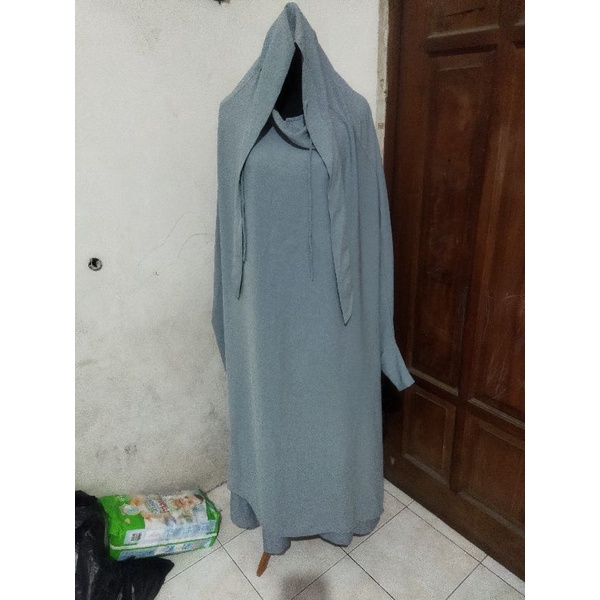 PL set FK french khimar elonas hijab like new second