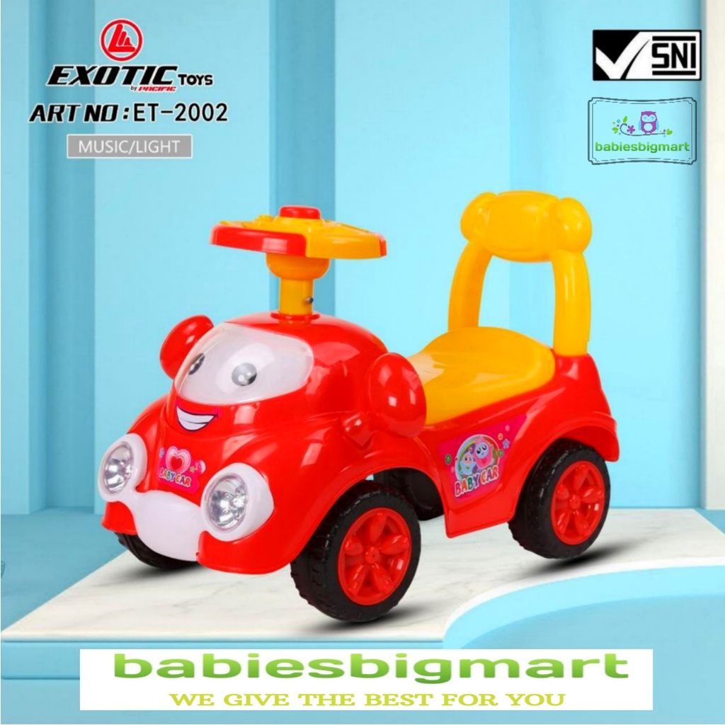 Mainan anak Swing Car mode Ride On Exotic ET 2002