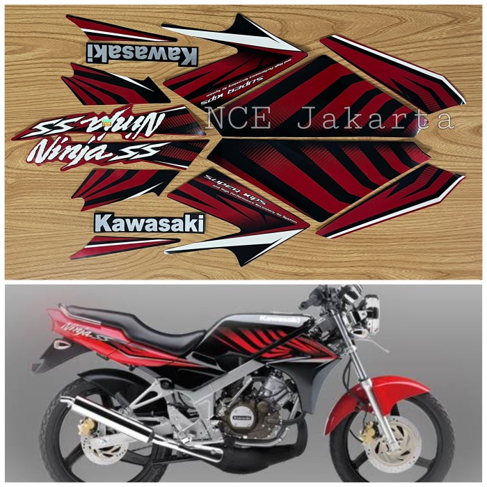 

TERLARIS | STIKER STRIPING MOTOR NINJA SS 2014 MERAH