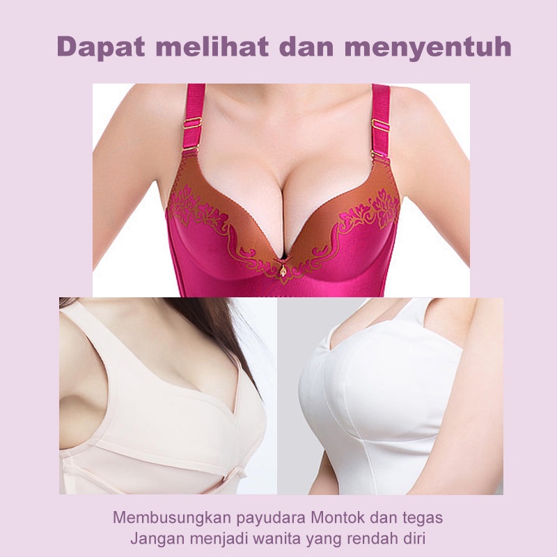 ORIGINAL Breast Care Serum Obat Pengencang Payudara Cream Set BPOM 100gr Bust Serum &amp; Cream pembesar payudara super cepat permanen Female Breast Enlarger