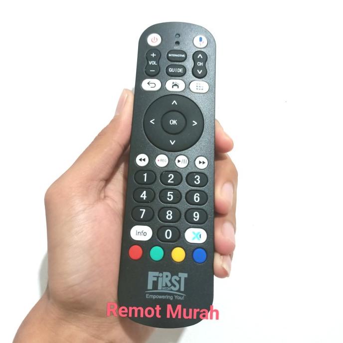 SALE Remote Remot STB FIRST MEDIA X1 VOICE ORIGINAL Termurah