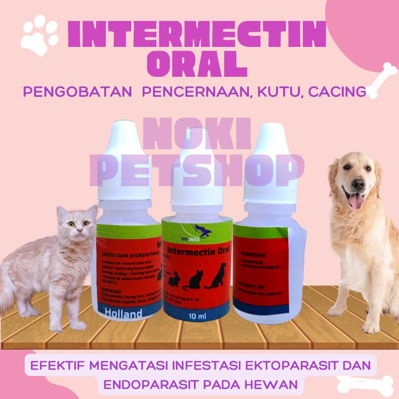 Jual Bisa Cod Intermectin Oral Ml Obat Pencernaan Kutu Cacing Obat Kutu Gudik Cacing