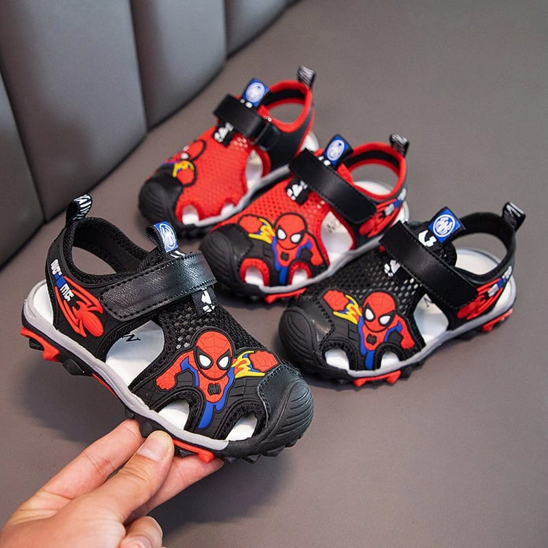 Juragan Junior [COD] Sandal SPIDBOX Sandal anak Laki-lak Import 26-36