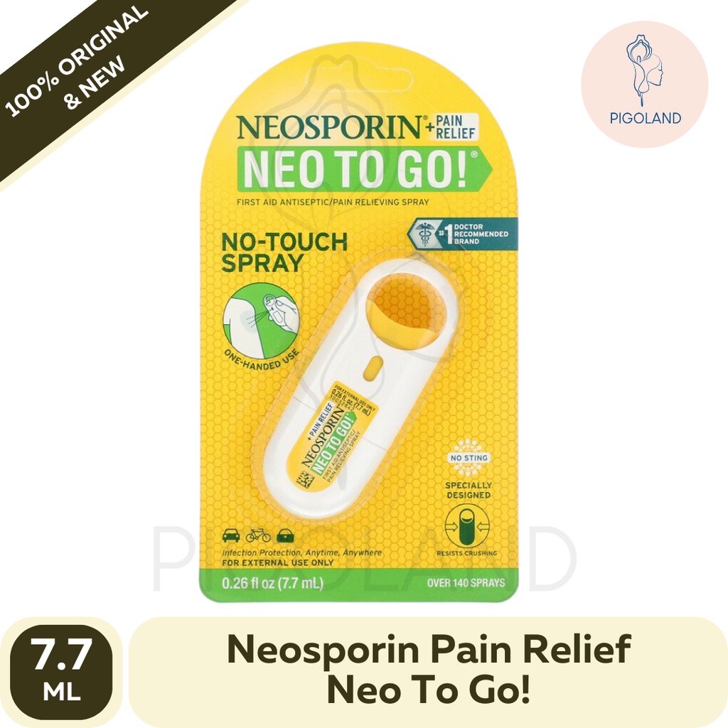 Neosporin Pain Relief Neo to Go Go Semprotan Spray Luka Sakit 26 Oz