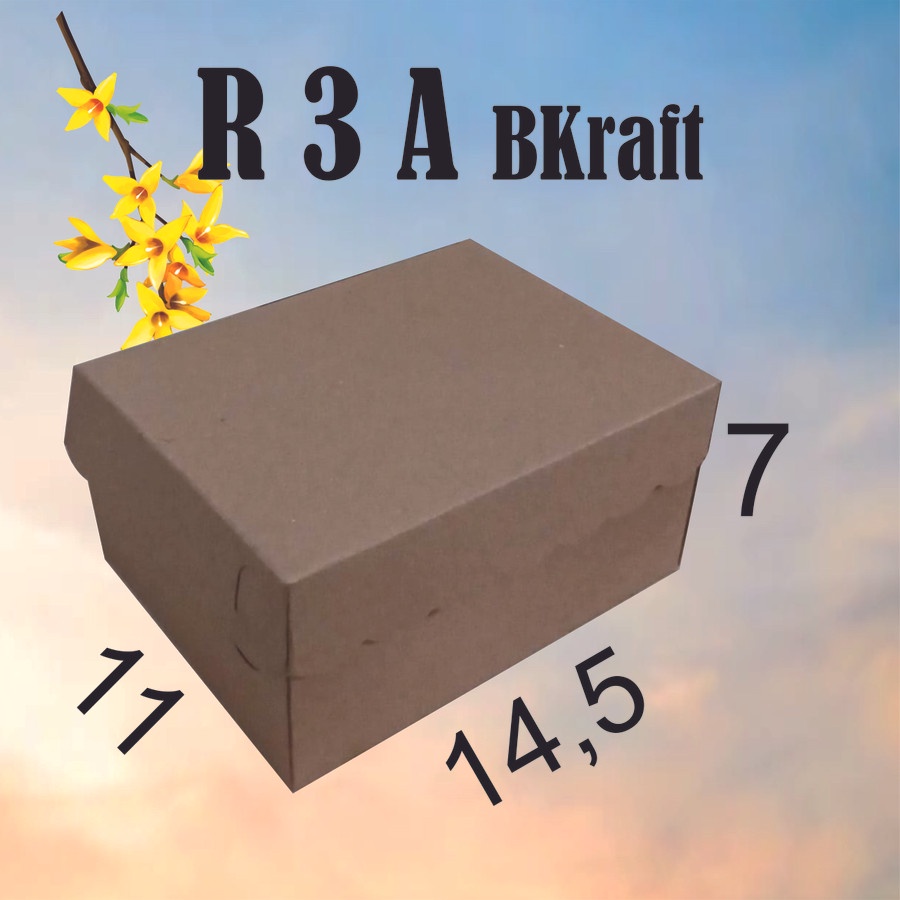 

R3A isi 100 lmbr dus 14,5X11x7 Dus BROWN kraft Hampers/Box/Suvenir/ KOTAK Kue Roti