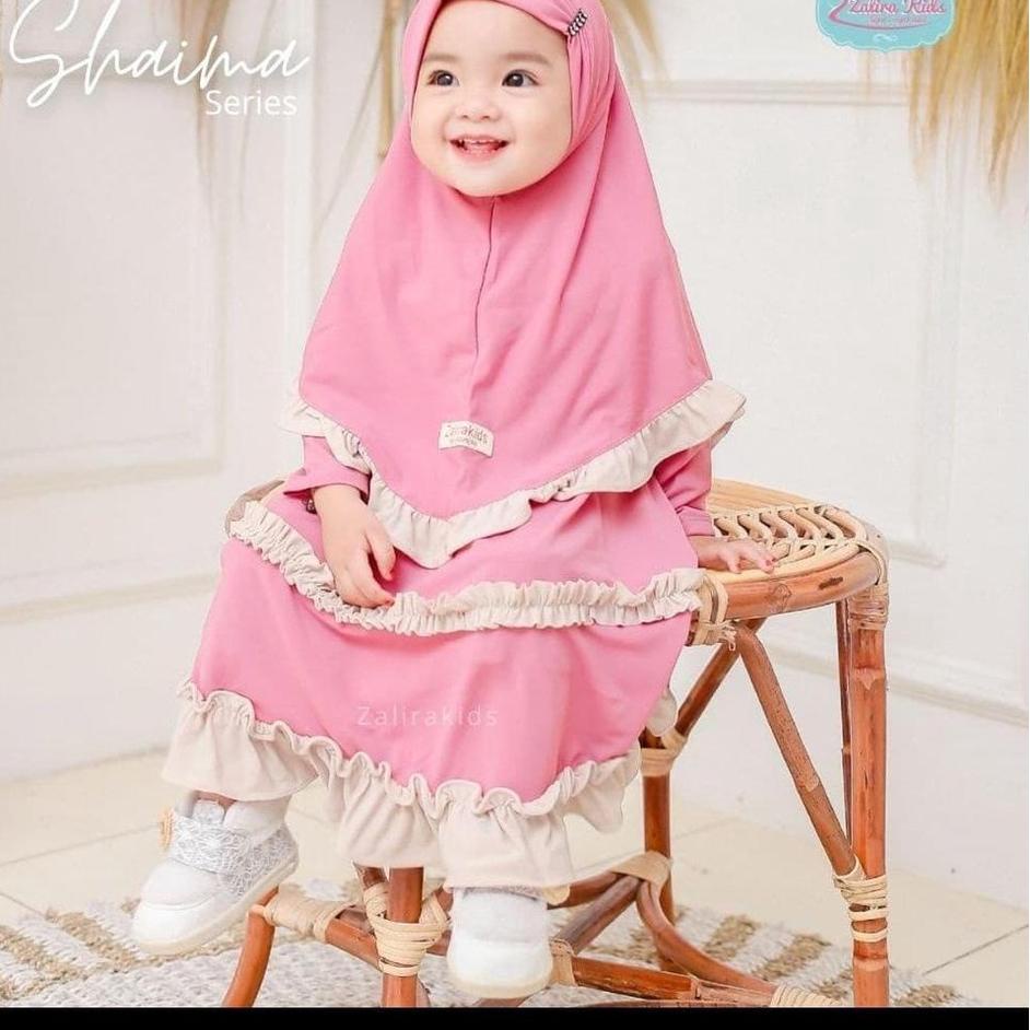 JP.01Ja23w– Gamis syari anak shafira Gamis anak model terbaru gamis anak model lucu Gamis anak Syar'