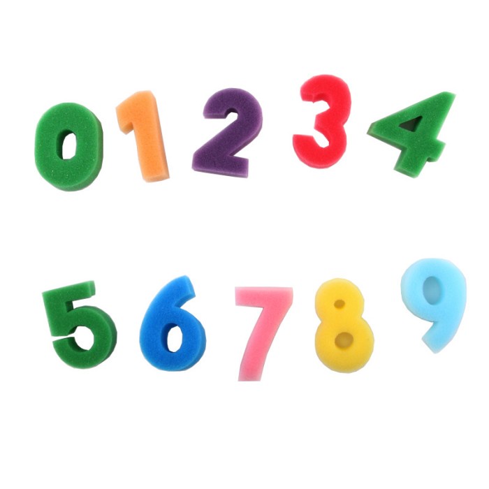 

Kulu Sponge Number Spons Angka Brush Kuas Melukis Anak