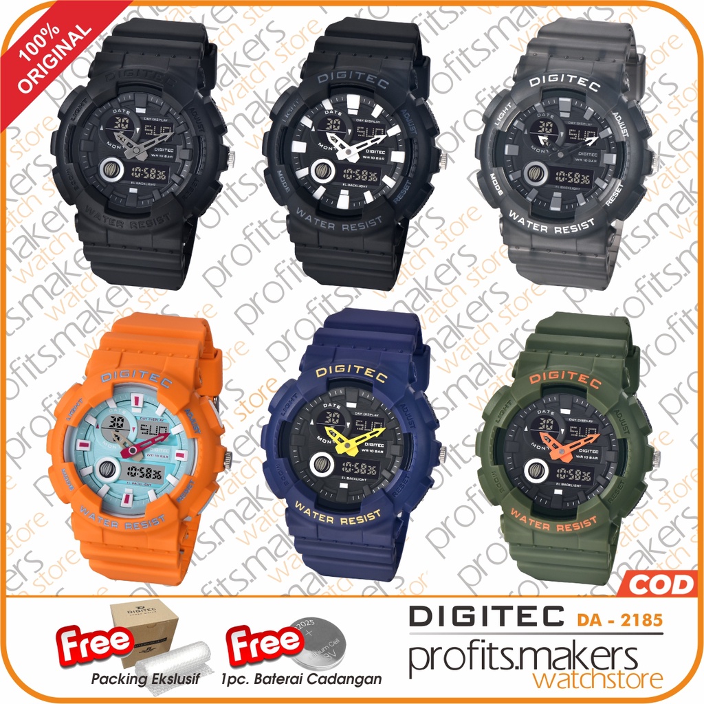 DIGITEC DA 2185 / DA-2185 / DA2185 DG Watch Jam Tangan ORIGINAL
