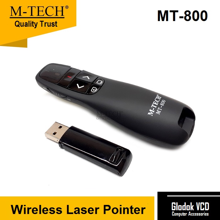 M-Tech Wireless Presenter with Laser Pointer MT-800