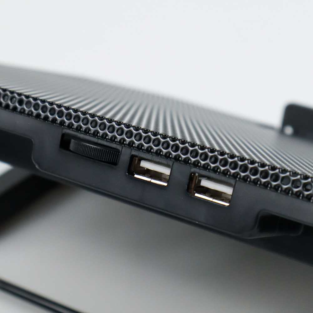 Cooling Pad Laptop 2 Kipas Alas Pendingin Laptop Adjustable Speed Fan USB Kabel