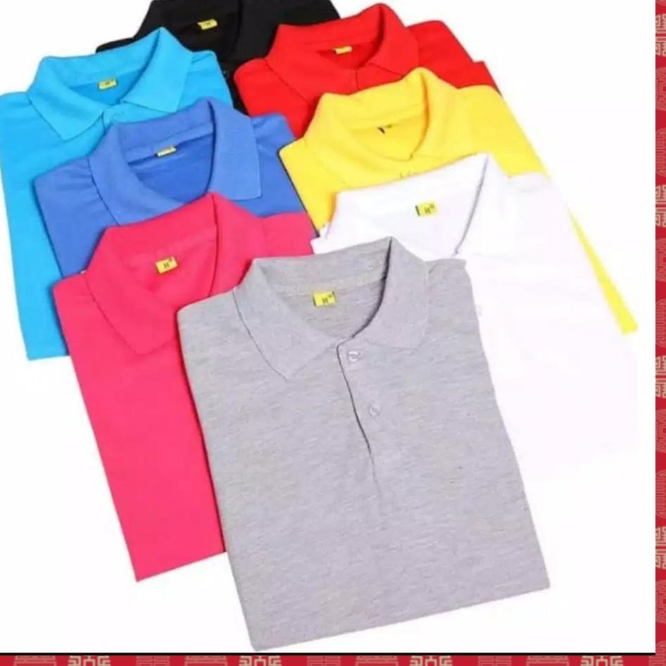 Kaos Polo Pria M L XL XXL / Kaos Kerah Pria / Kaos Polo Shirt [TSE.08Ja23ᴺ]