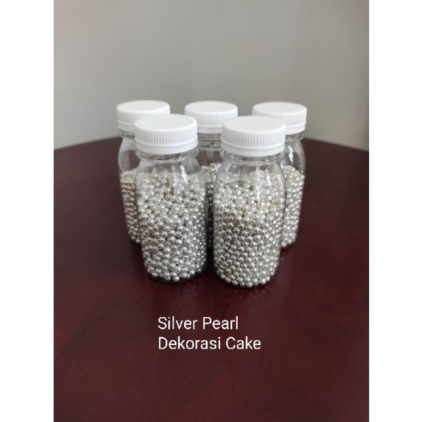 

Silver pearl sprinkle @ 50 gr Dekorasi kue