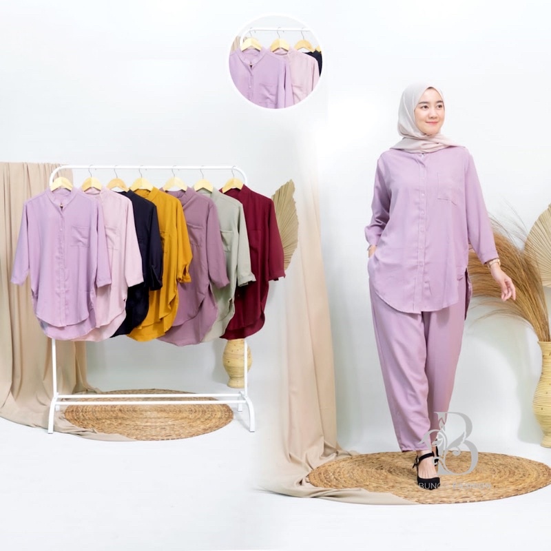 One Set polos shakila / setelan shakila premium / SETELAN WANITA VIRAL / SETEAN TERBARU