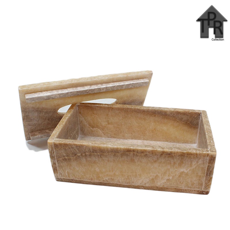 Batu Oniks - Tissue Box Batu Onyx - T10