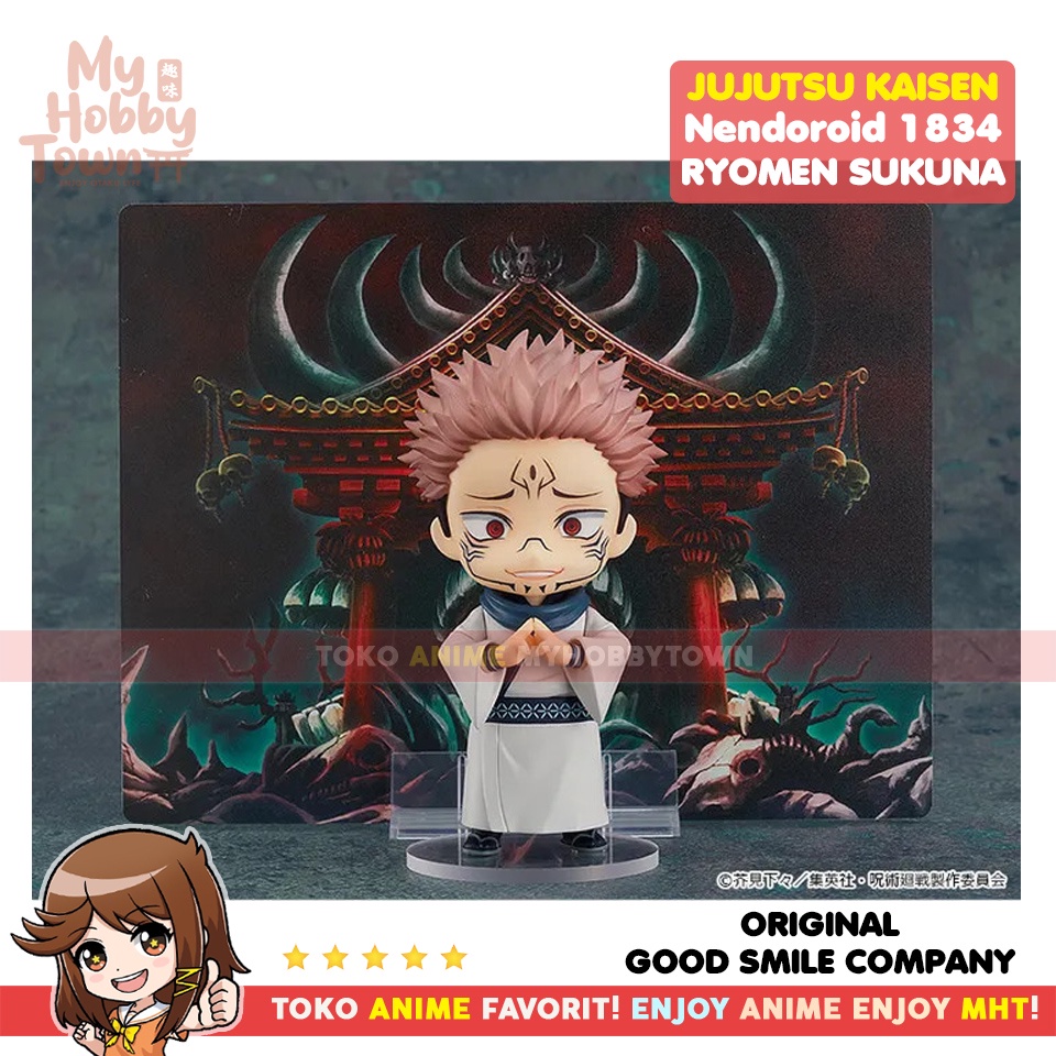 Original Jujutsu Kaisen Nendoroid 1834 - Ryomen Sukuna Figure