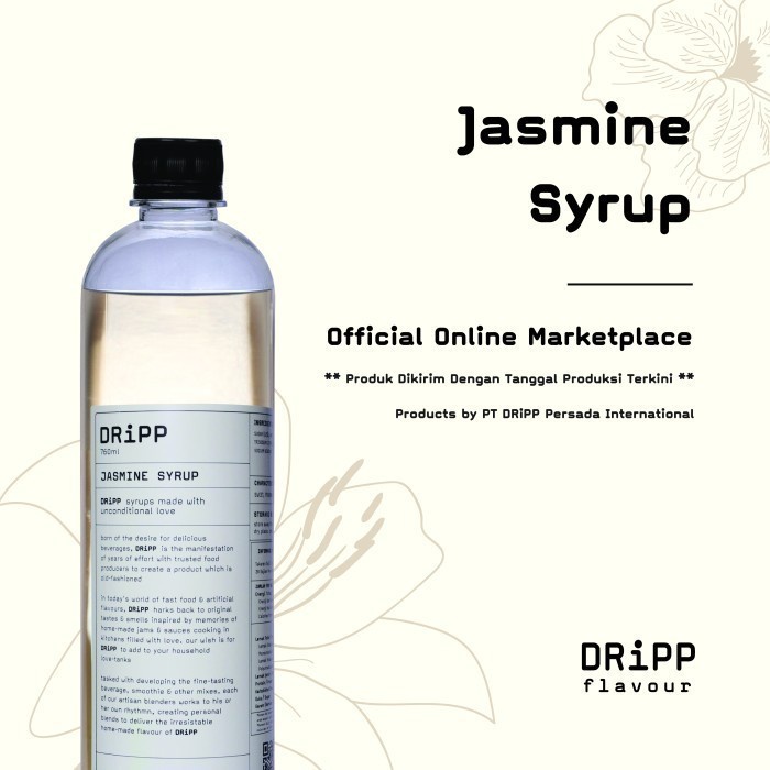 

DRIPP JASMINE SYRUP SIRUP DRIPP FLAVOUR ORI