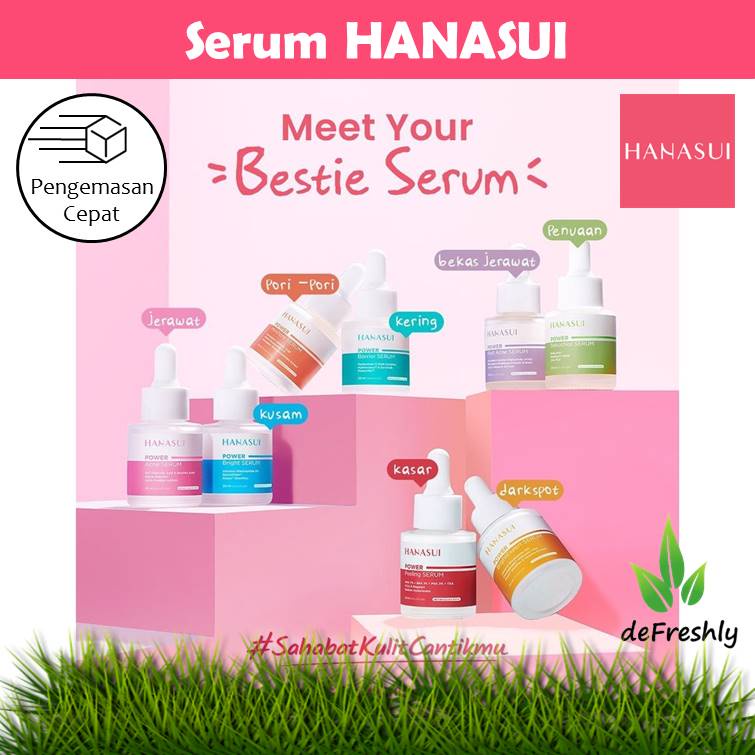 HANASUI - Serum Wajah | hanasui serum gold, serum vitamin C, serum anti acne, power serum