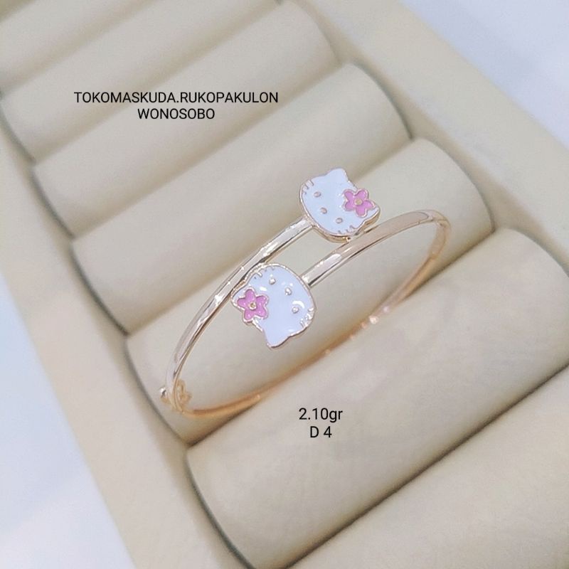 gelang pipa anak (emas asli 8k)