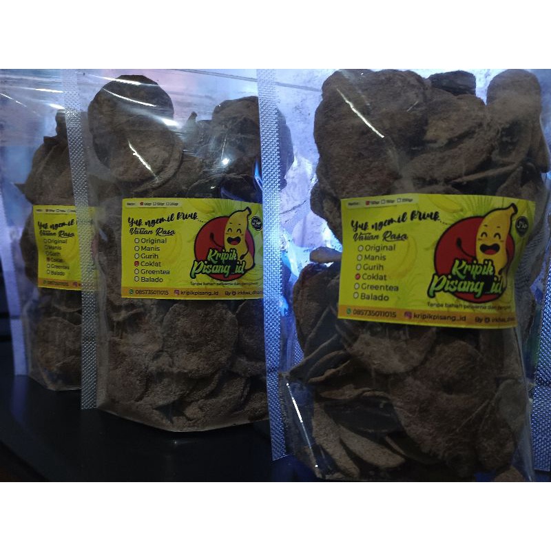 

Kripik pisang coklat 120 gr