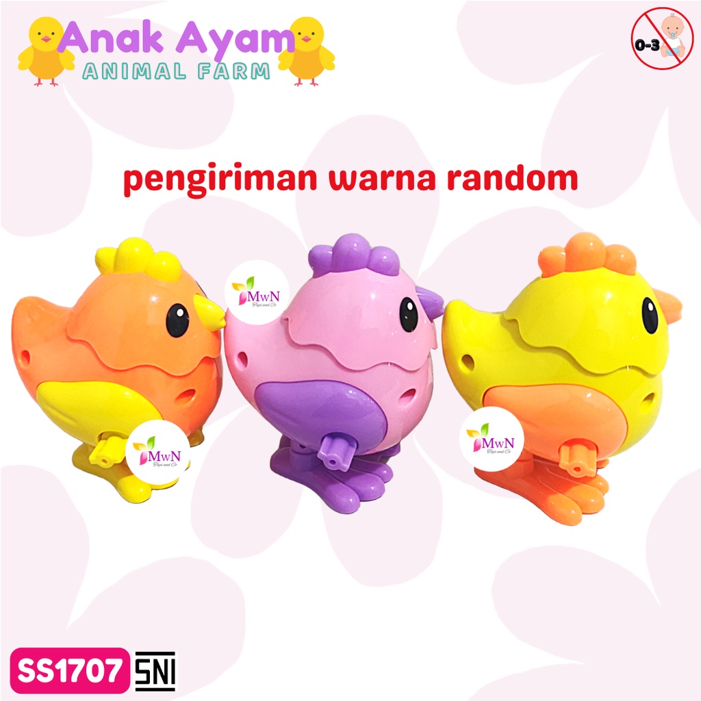MWN Mainan Anak Putar Jalan Bentuk Anak Ayam SS1707