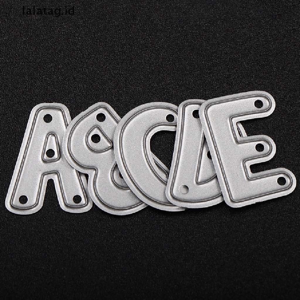 [lalatag] The alphabet die cuts metal die cutg Mati scrapbooking Emboss folder suit [ID]