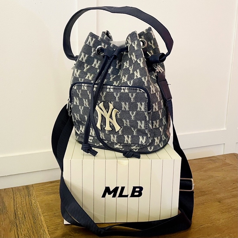 BUCKET BAG MLB JACQUARD NAVY