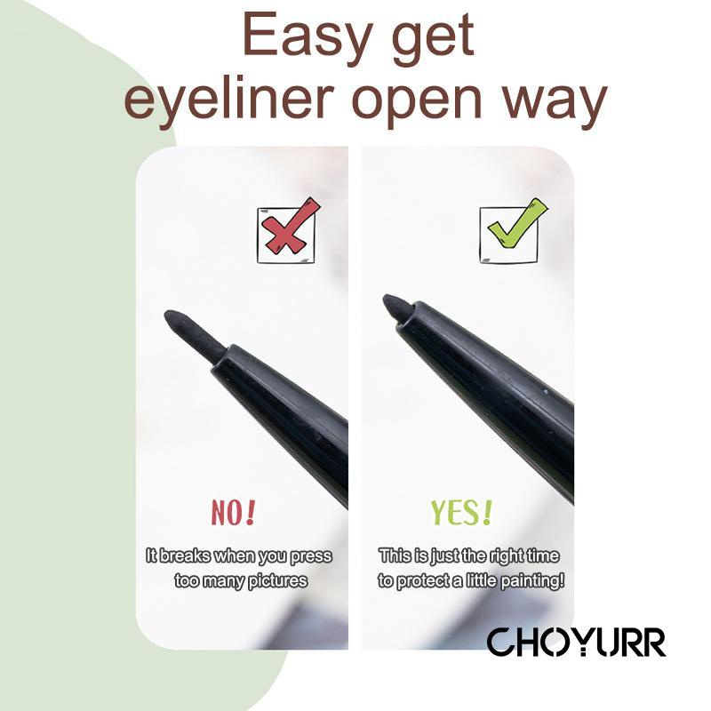 【COD】Eyeliner Pensil Gel / Eyeliner Waterproof Long-lasting/ Eyeliner Pen Smooth No Smudge Untuk Pemula Eye Makeup -CH