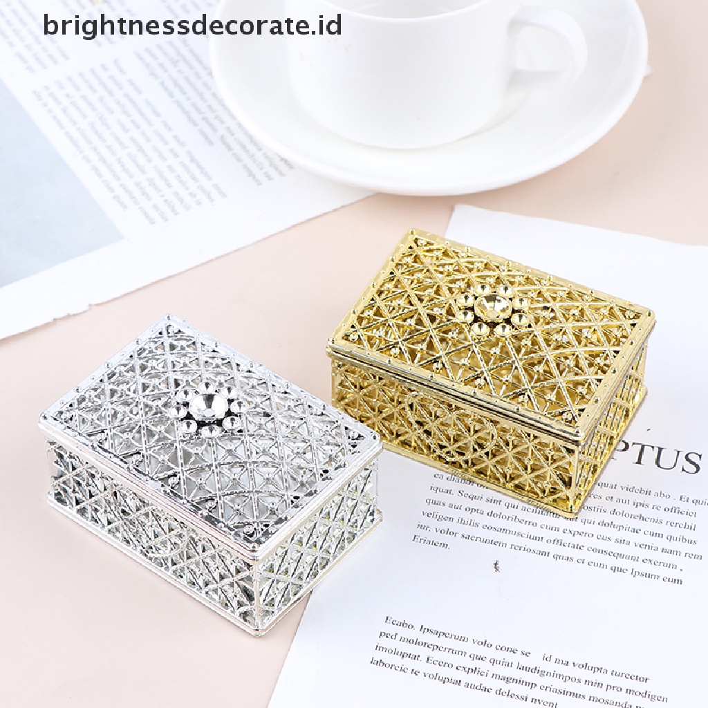 [Birth] Kotak Permen Foil Emas Hollow Plastik Coklat Kotak Hantaran Wedding Box [ID]