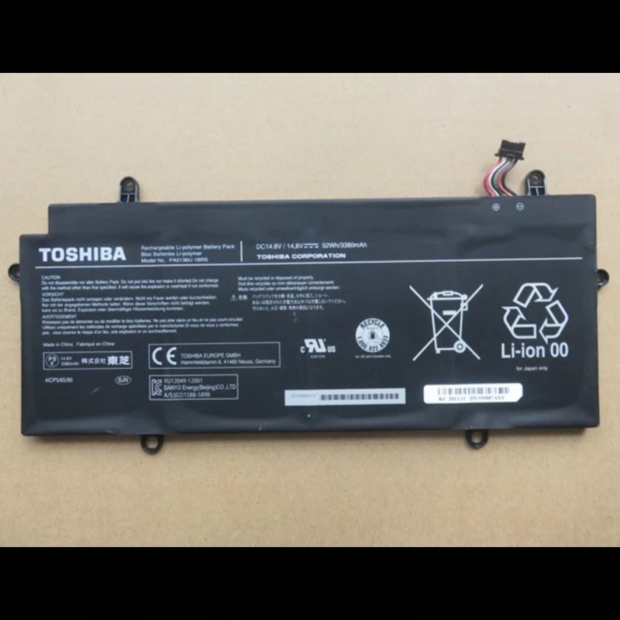 Baterai Original Toshiba Portege Z30 Z30-A Z30-B Z30-T Z30T-A PA5136