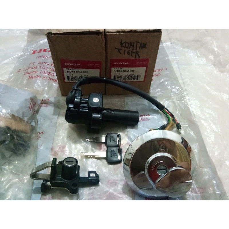 KUNCI KONTAK TIGER 2000 / LAMA ORIGINAL NOS KEY SET